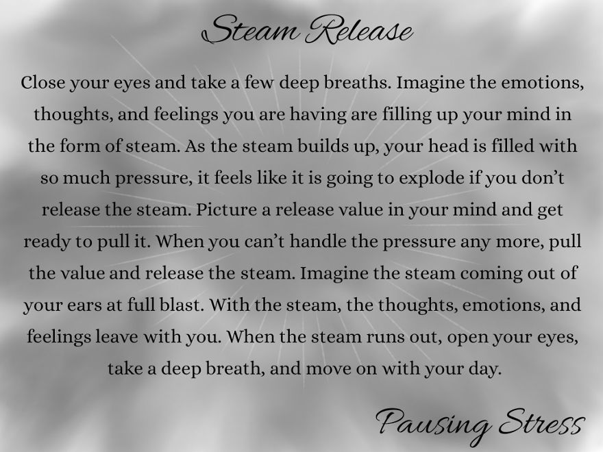 I've Been Creating My Own Mini Meditations To Help Relieve Stresses Through My Project, Pausing Stress I've Been Creating My Own Mini Meditations To Help Relieve Stresses Through My Project, Pausing Stress