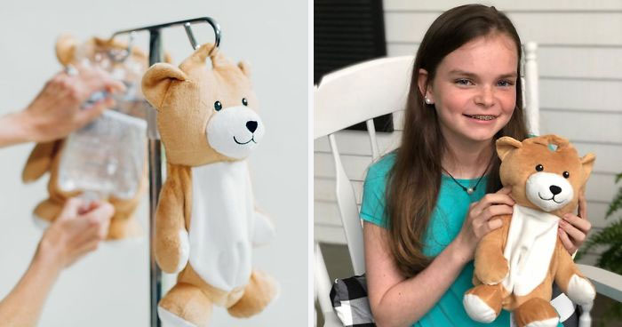 12-Year-Old Girl With Rare Disorder Creates Teddy Bears That Hide IV Bags For Other Young Patients