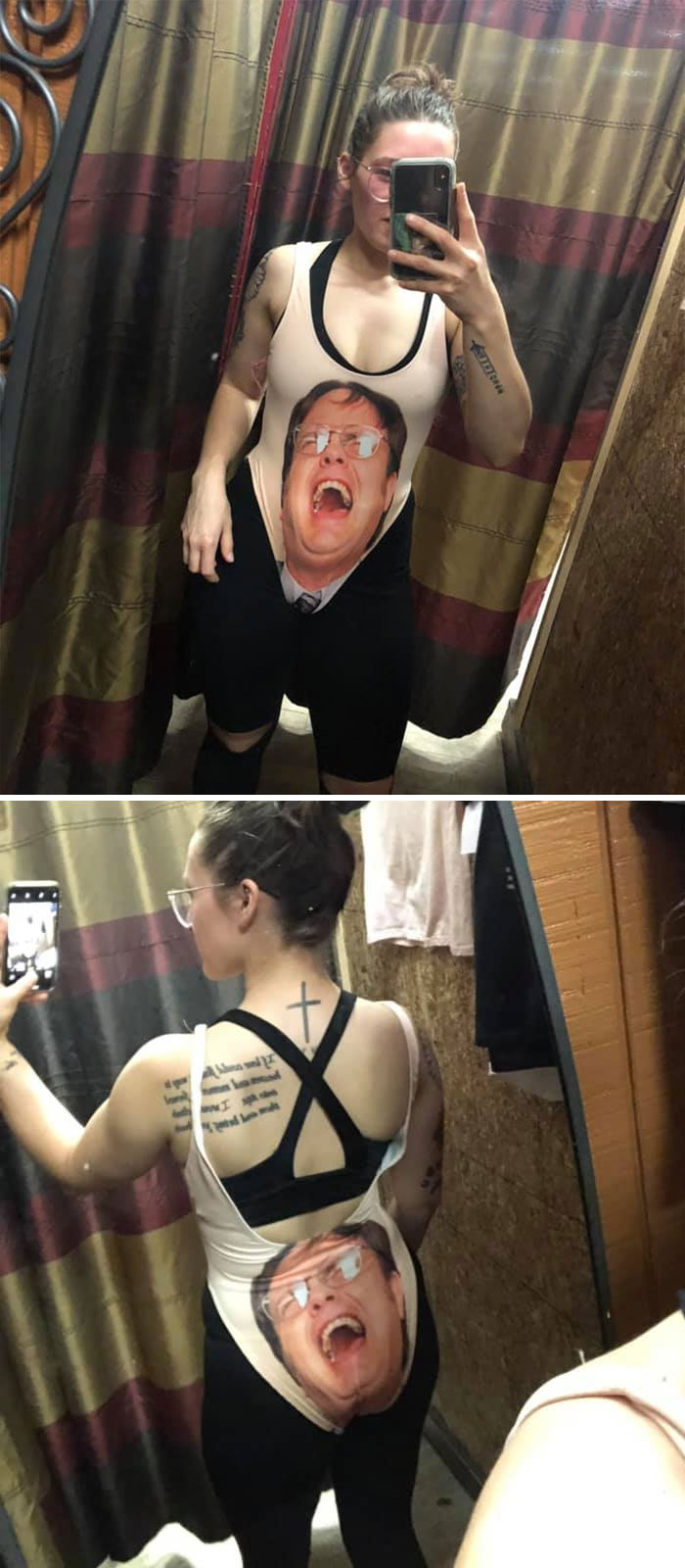 Introducing The Dwight Schrute Swimsuit... Yes I Definitely Brought This Home For $4