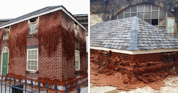 24 Pics Of Reality-Defying Buildings By Alex Chinneck24 Pics Of Reality-Defying Buildings By Alex Chinneck