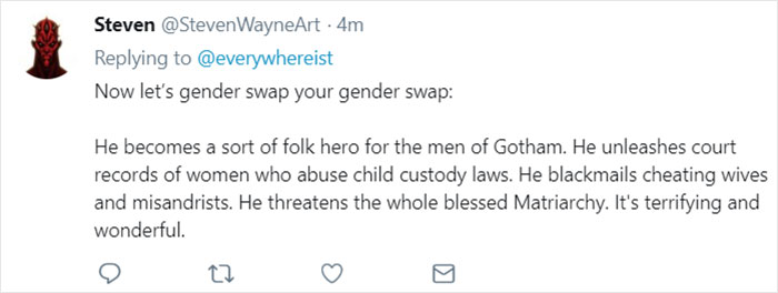 Woman Suggests That A Female Joker Would Be A Convincing Character, And Men Lose Their Minds Woman Suggests That A Female Joker Would Be A Convincing Character, And Men Lose Their Minds