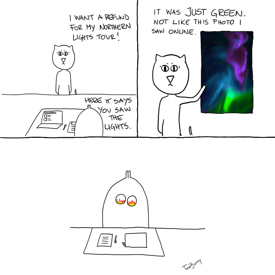 The Tourbunny - 15 Relatable Comics About Encounters With Horrible Tourists