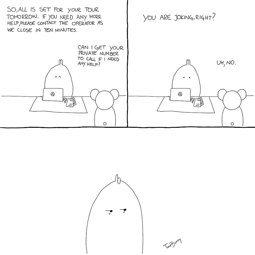 The Tourbunny - 15 Relatable Comics About Encounters With Horrible Tourists