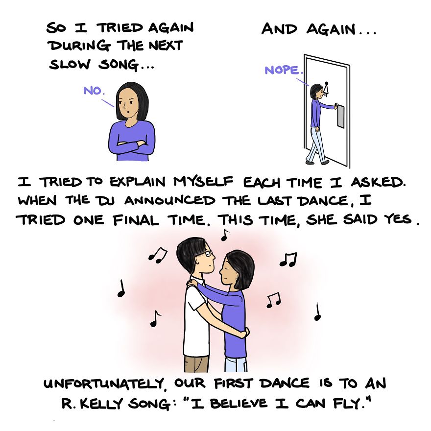 I Illustrated The 15-Year-Long Period Of My Life When I Met, Fell In Love With, And Married The Love Of My Life