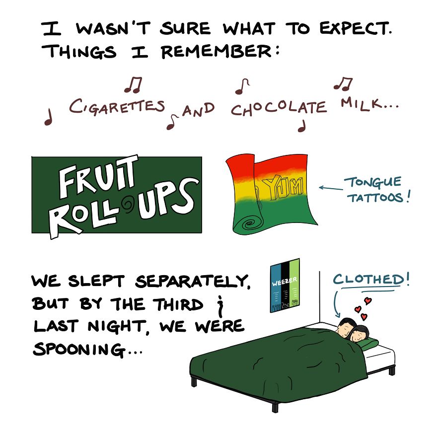I Illustrated The 15-Year-Long Period Of My Life When I Met, Fell In Love With, And Married The Love Of My Life I Illustrated The 15-Year-Long Period Of My Life When I Met, Fell In Love With, And Married The Love Of My Life