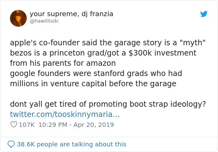 Someone Asks "What's Your Excuse" With 'Billionaire Beginnings' Pic, Gets 15 'Real World' Replies Someone Asks "What's Your Excuse" With 'Billionaire Beginnings' Pic, Gets 15 'Real World' Replies