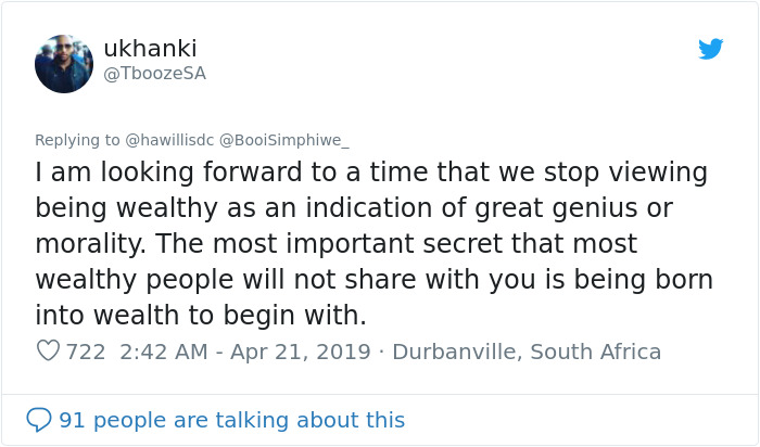 Someone Asks "What's Your Excuse" With 'Billionaire Beginnings' Pic, Gets 15 'Real World' Replies Someone Asks "What's Your Excuse" With 'Billionaire Beginnings' Pic, Gets 15 'Real World' Replies