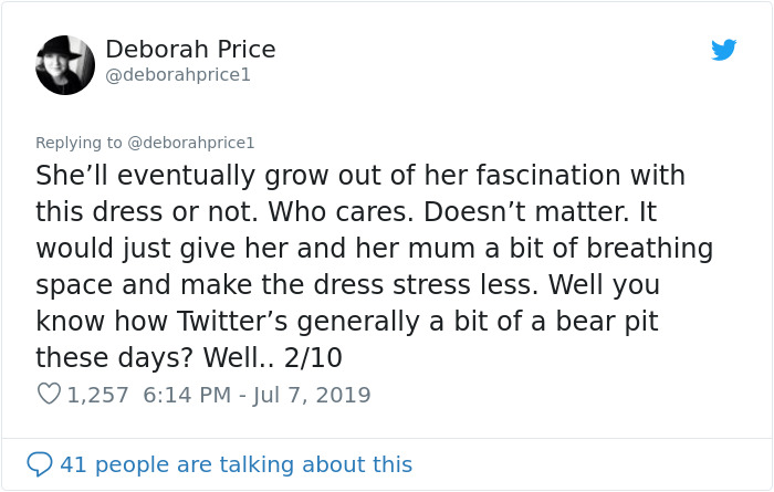 This Autistic Girl Could Only Wear One Specific Dress For Years, So Her Mom's Friend Asked Twitter For Help This Autistic Girl Could Only Wear One Specific Dress For Years, So Her Mom's Friend Asked Twitter For Help