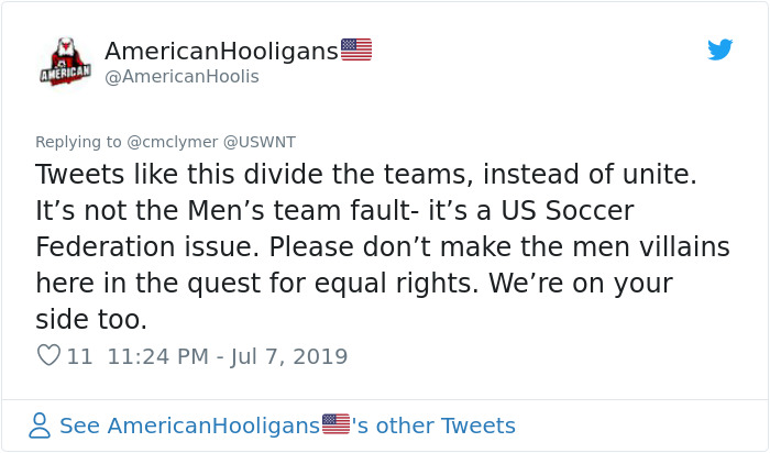 Women Demand Equal Pay For U.S. Female Soccer Team, Men Try To List The Reasons Why They Shouldn’t In Response Women Demand Equal Pay For U.S. Female Soccer Team, Men Try To List The Reasons Why They Shouldn’t In Response