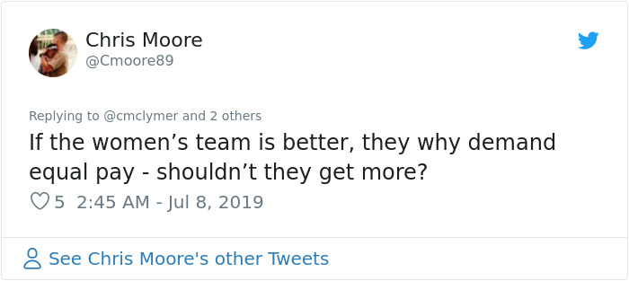 Women Demand Equal Pay For U.S. Female Soccer Team, Men Try To List The Reasons Why They Shouldn’t In Response Women Demand Equal Pay For U.S. Female Soccer Team, Men Try To List The Reasons Why They Shouldn’t In Response