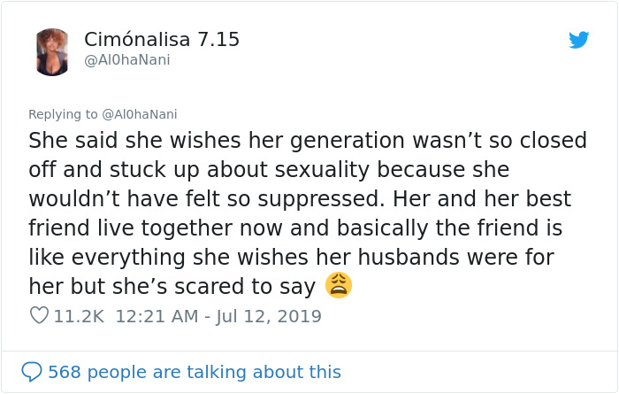 This 78-Year-Old Grandma's Confession To Her Driver Went Viral On Twitter And Got Over 106,000 Likes