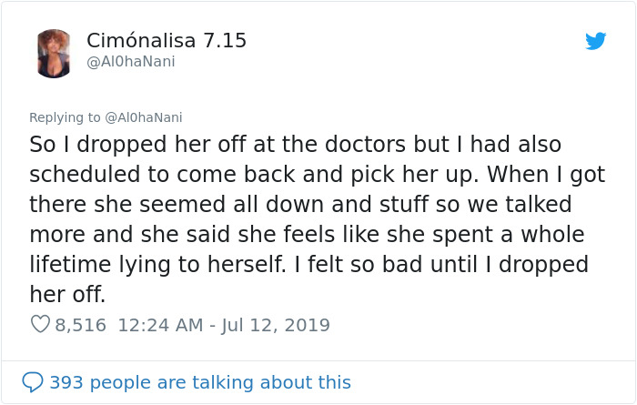 This 78-Year-Old Grandma's Confession To Her Driver Went Viral On Twitter And Got Over 106,000 Likes