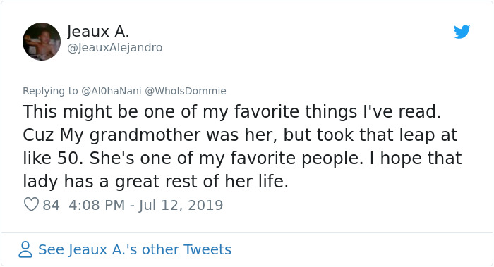 This 78-Year-Old Grandma's Confession To Her Driver Went Viral On Twitter And Got Over 106,000 Likes