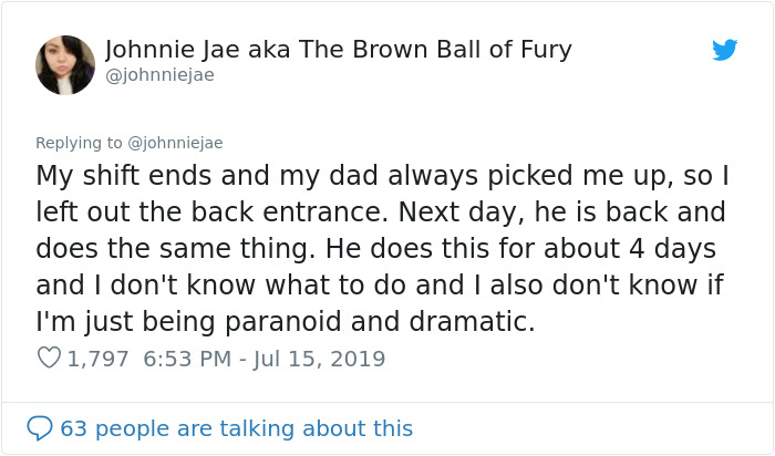 Woman Shares How Relieved She Was When She Learned That Her Obsessive Stalker Died Woman Shares How Relieved She Was When She Learned That Her Obsessive Stalker Died