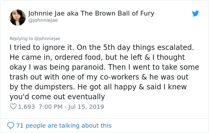 Woman Shares How Relieved She Was When She Learned That Her Obsessive Stalker Died Woman Shares How Relieved She Was When She Learned That Her Obsessive Stalker Died