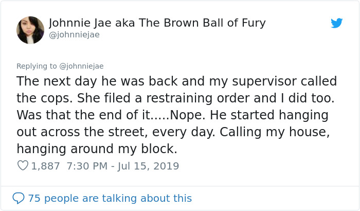 Woman Shares How Relieved She Was When She Learned That Her Obsessive Stalker Died Woman Shares How Relieved She Was When She Learned That Her Obsessive Stalker Died