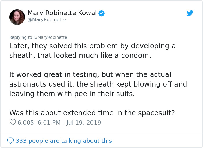 This Thread About Facts About Peeing And Pooping In Space Is Even More Entertaining Than It Sounds