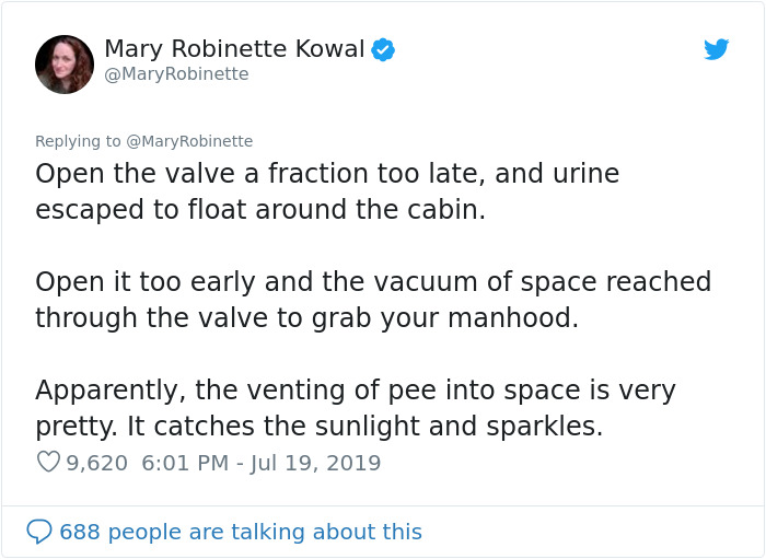 This Thread About Facts About Peeing And Pooping In Space Is Even More Entertaining Than It Sounds This Thread About Facts About Peeing And Pooping In Space Is Even More Entertaining Than It Sounds