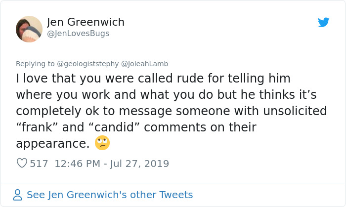 Engineer Calls This Scientist 'Unprofessional' Because Of Her Red Hair And Tattoos, She Bashes Him On Twitter Engineer Calls This Scientist 'Unprofessional' Because Of Her Red Hair And Tattoos, She Bashes Him On Twitter