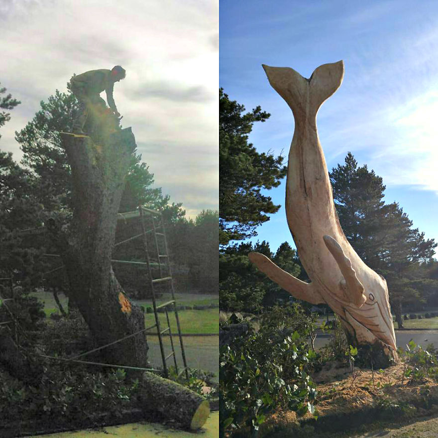 American Artist Creates Art With Reused Wood And The Result Looks Magical