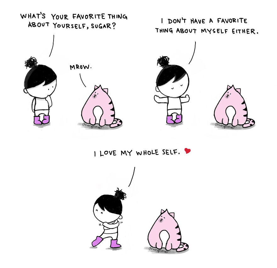 15 Heartwarming Comics Of A Little Girl And Her Cat To Make Your Day