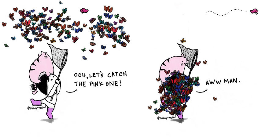 15 Heartwarming Comics Of A Little Girl And Her Cat To Make Your Day