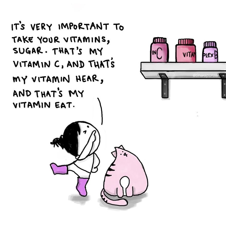 15 Heartwarming Comics Of A Little Girl And Her Cat To Make Your Day