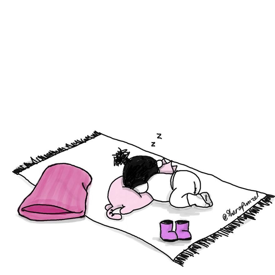 15 Heartwarming Comics Of A Little Girl And Her Cat To Make Your Day