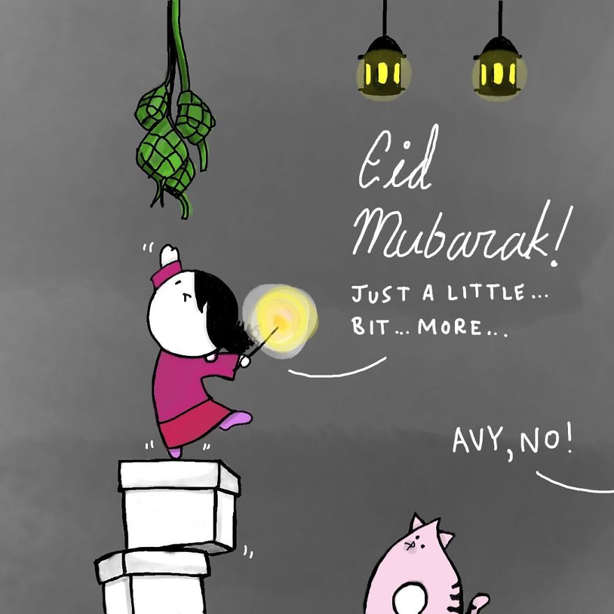 15 Heartwarming Comics Of A Little Girl And Her Cat To Make Your Day