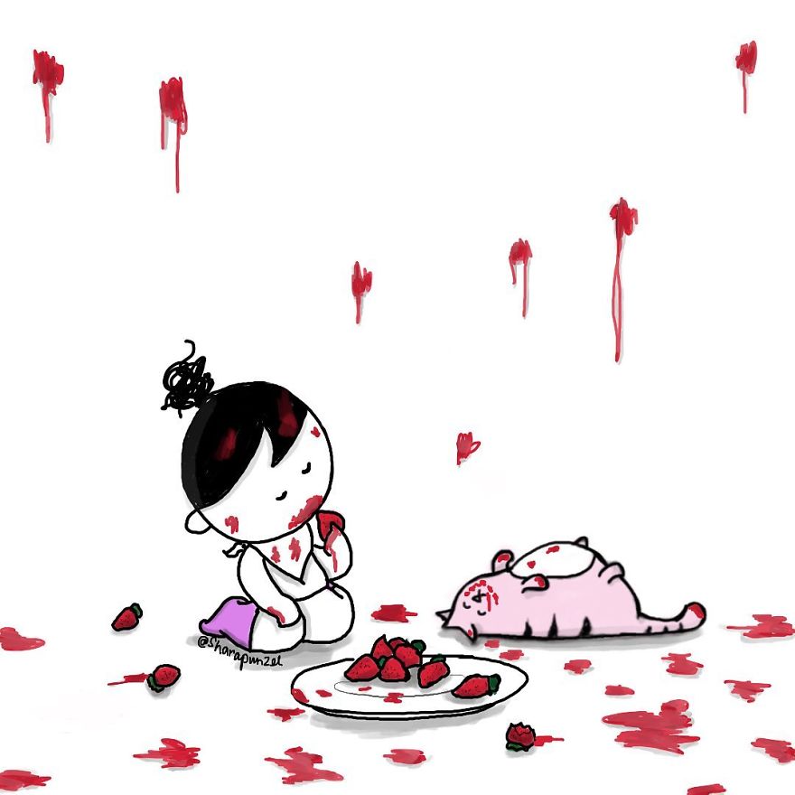 15 Heartwarming Comics Of A Little Girl And Her Cat To Make Your Day