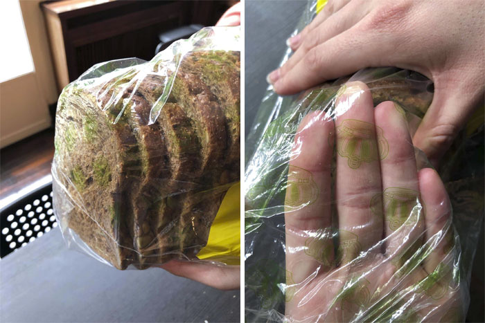 This Bread Packaging That Makes It Look Like It Is Moldy 