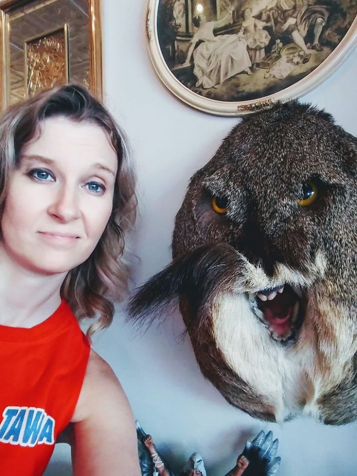 We Own Our Own Second Hand Furniture Store And This Is What I Get When I Allow My Husband To Purchase Inventory. Now Who Doesn't Need This In Their House? He Is Officially Fired