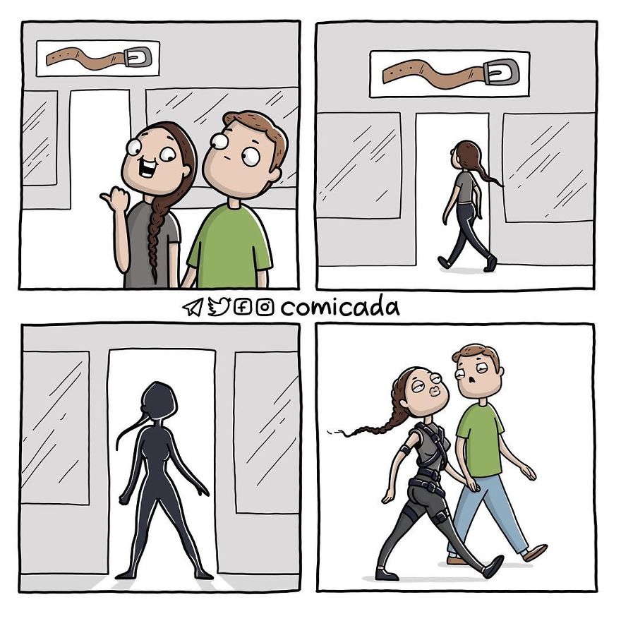 When Your Girlfriend Is A Little Lara Croft