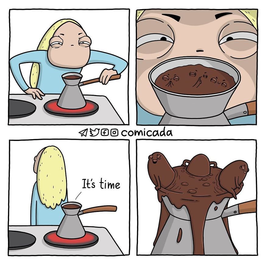 That's Why Coffee Runs Away