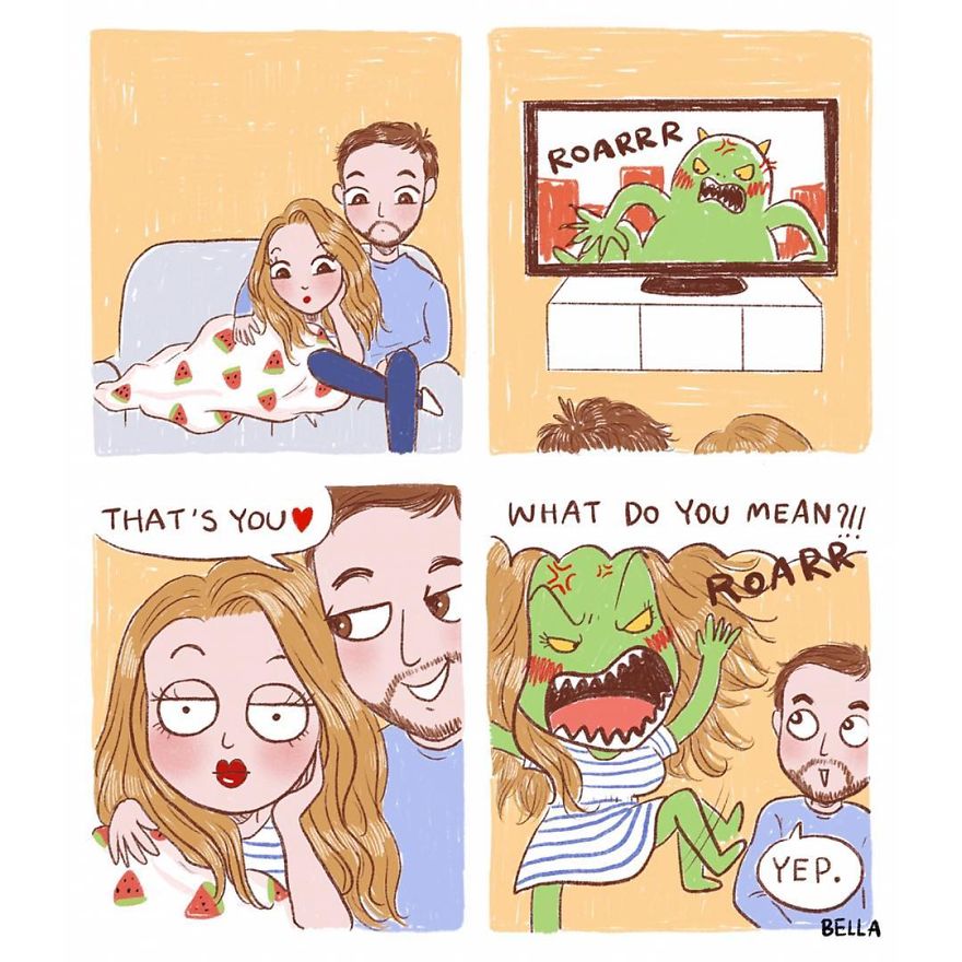 Belgian Artist Shows In Comics How We Should Face Everyday Problems With A Good Mood