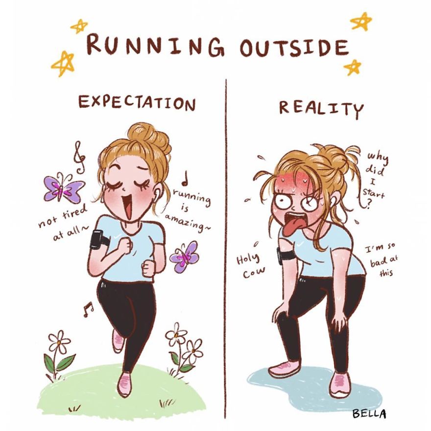 Belgian Artist Shows In Comics How We Should Face Everyday Problems With A Good Mood