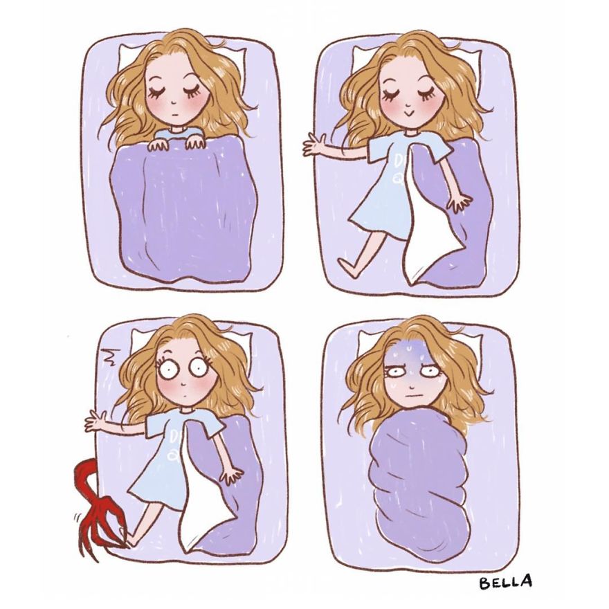 Belgian Artist Shows In Comics How We Should Face Everyday Problems With A Good Mood