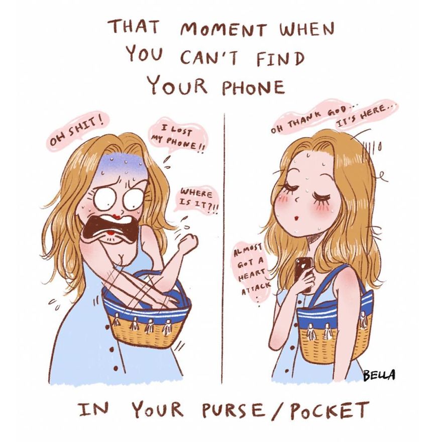 Belgian Artist Shows In Comics How We Should Face Everyday Problems With A Good Mood