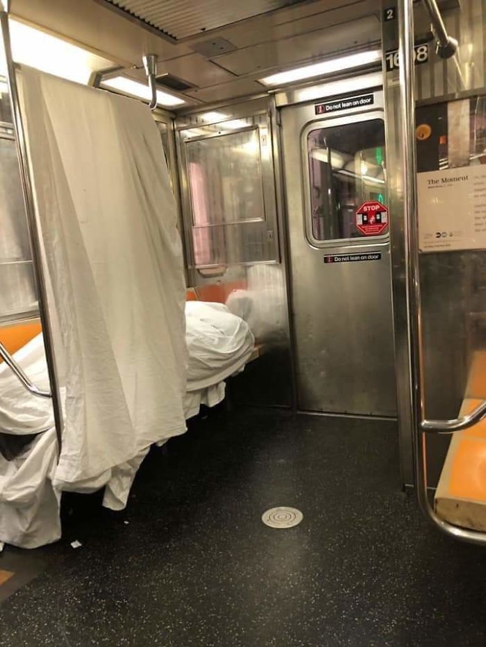 This Guy Sleeping On The New York Subway