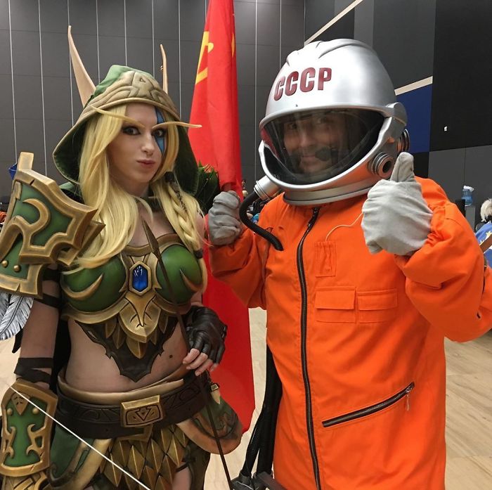 Alleria (World Of Warcraft) And Cosmonaut