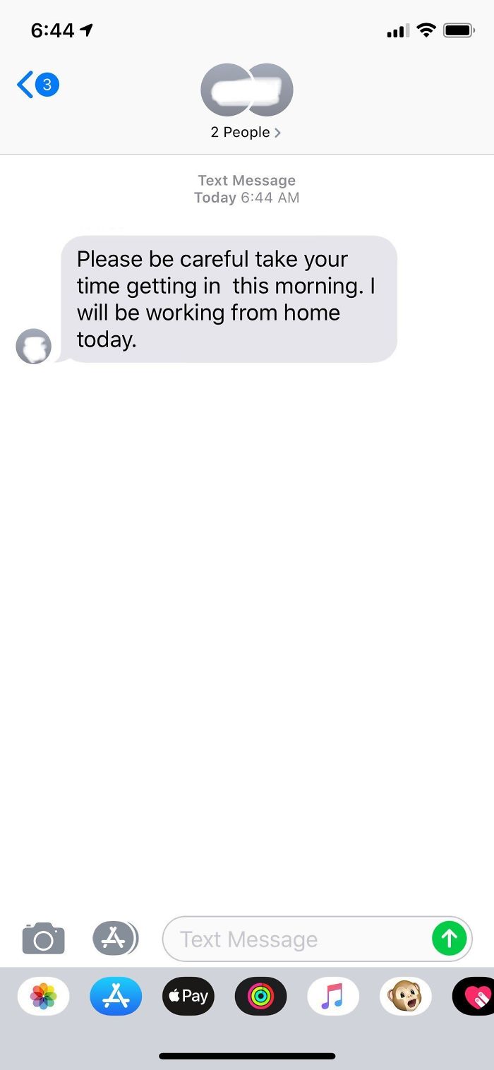 Oh, Are The Roads Too Bad For You To Come In, But They’re Fine For Us? Worst Boss Ever