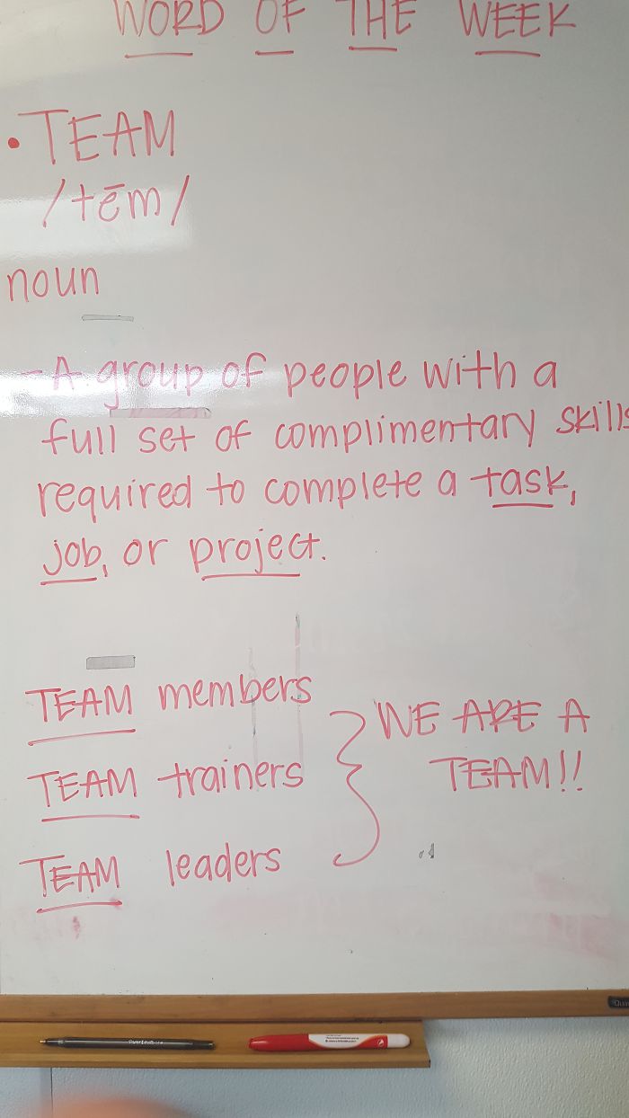 Instead Of Helping The Team During Rush My Manager Spent The Time Writing This In Our Break Room