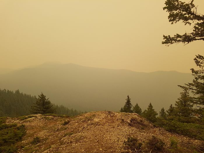4 And A Half Hour Hike, The Smoke Came When We Got To The Top