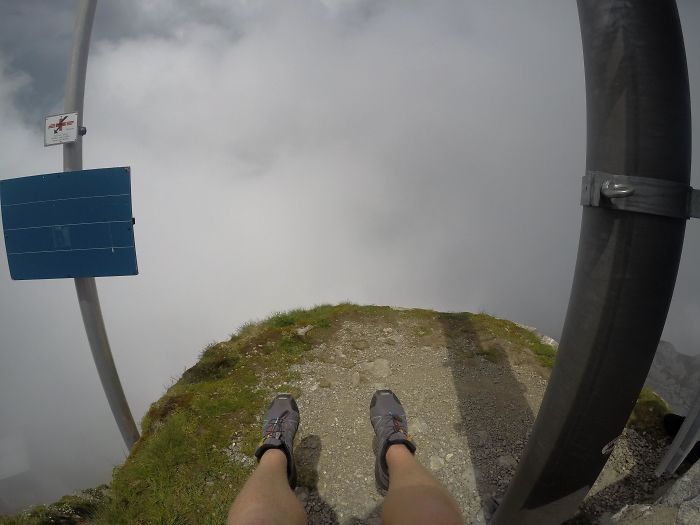 Went To The Top Of Mt Pilatus In Lucerne, It Was Cloudy...
