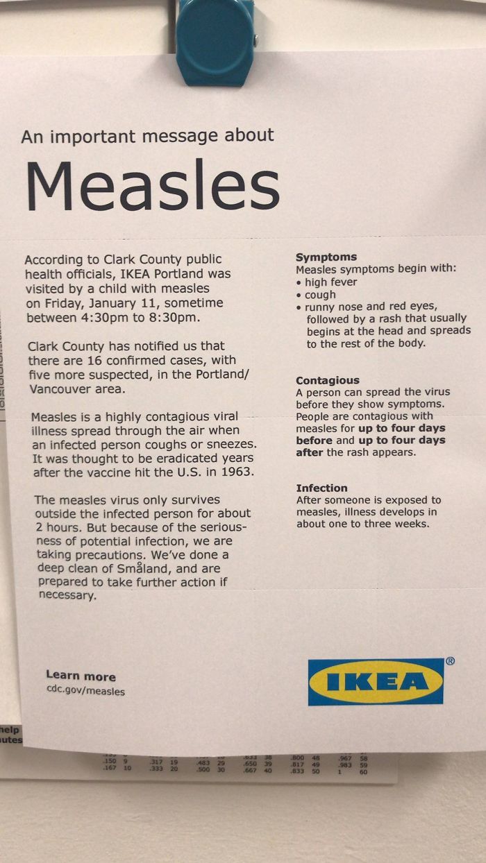 Someone Took Their Measles-Infected Kid To The Play Area At IKEA