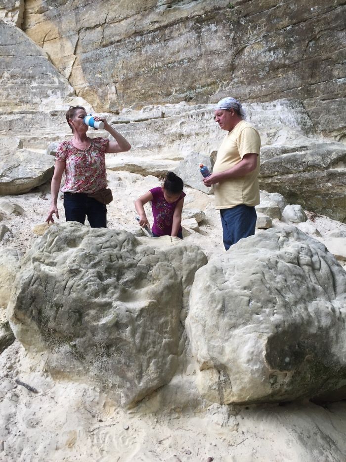 F You If You Do This/Let Your Kids Do This To State Park Landmarks