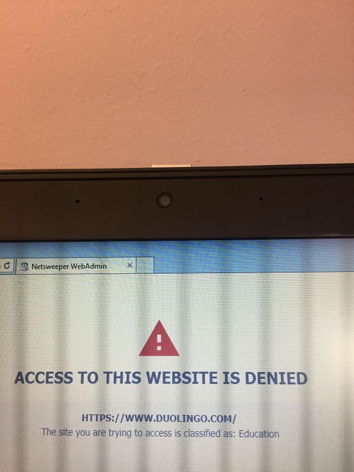 My School Blocked A Website Because It Was Labeled As Education