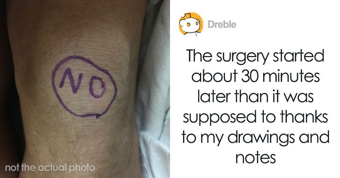 Doctors Postpone Guy’s Surgery Because They Needed Time To Stop Laughing After Finding All Of His Body Drawings