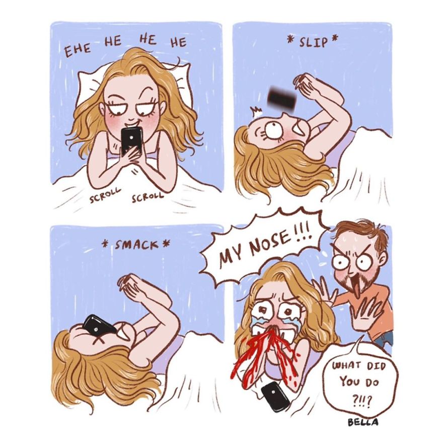 Belgian Artist Shows In Comics How We Should Face Everyday Problems With A Good Mood