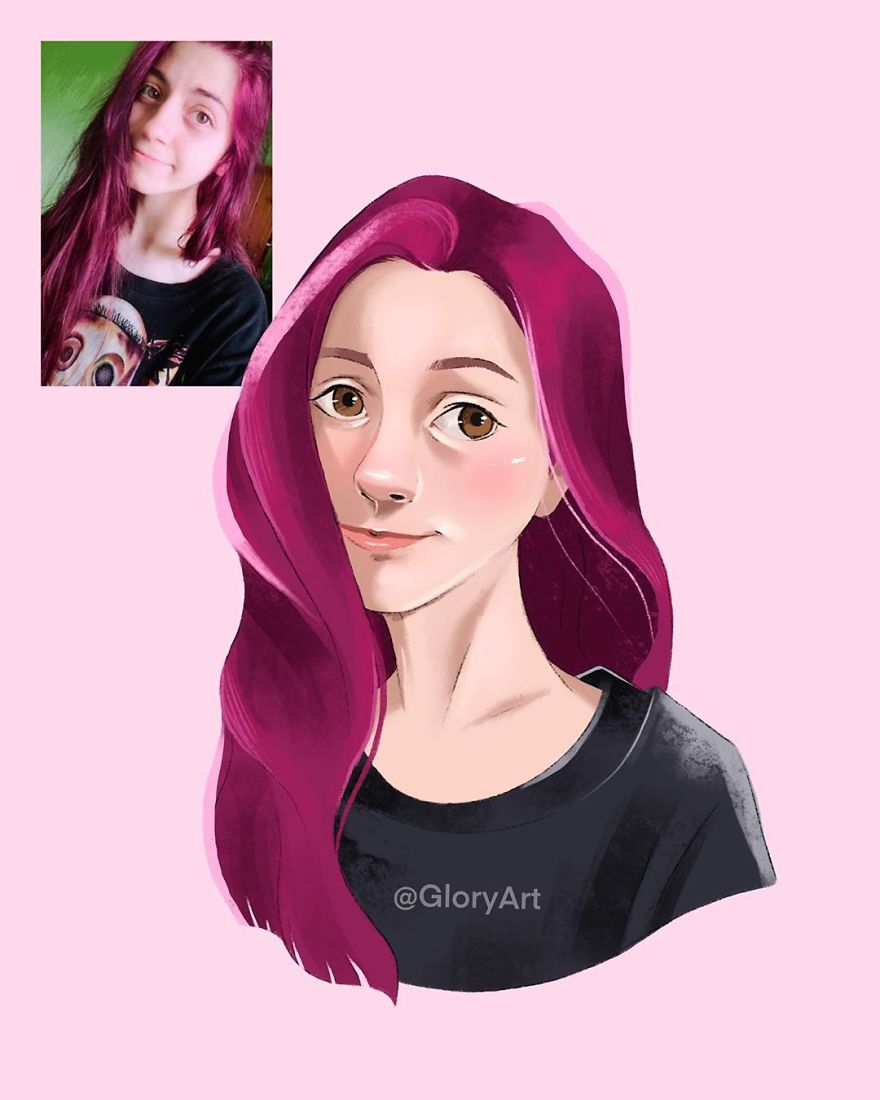 I Turn Regular People Into Illustrated Characters